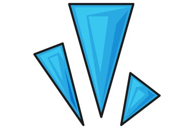 Geometrik Vurgulama Not Etiketi Tasarımı