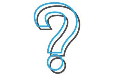 Soru İşareti Vurgulama Not Etiketi Tasarımı