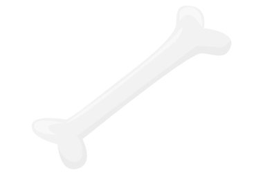 Kemik Serveti Düz Etiket Tasarımı