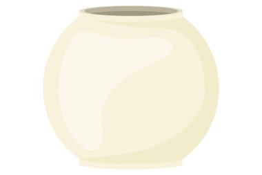 Vazo El Çizimi Bahar Çiçeği Etiketi Tasarımı