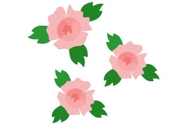 El çizimi Bahar Çiçeği Etiketi Tasarımı