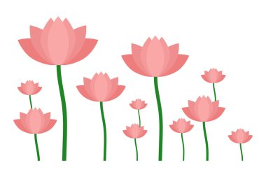 El çizimi Bahar Çiçeği Etiketi Tasarımı