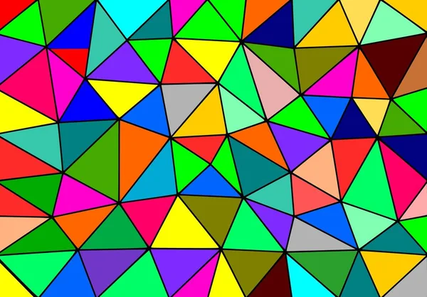 Fundo Sem Costura Colorido Com Formas Abstratas Geométricas — Fotografia de Stock