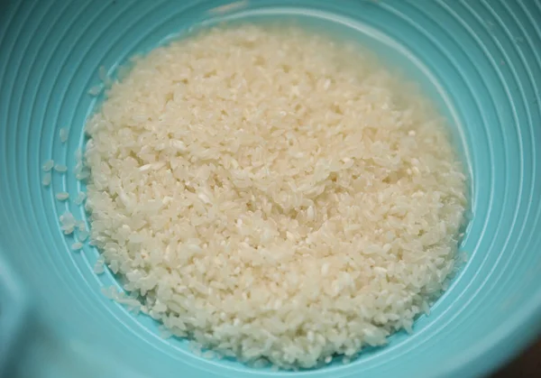 Ρύζι Ένα Μπολ — Φωτογραφία Αρχείου