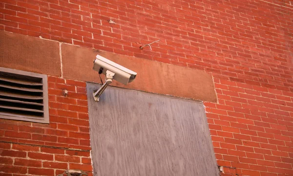 Kamera Bezpieczeństwa Ścianie — Zdjęcie stockowe