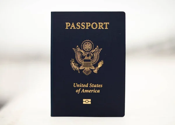Passeport Avec Drapeau Des États Unis État Des États Unis — Photo
