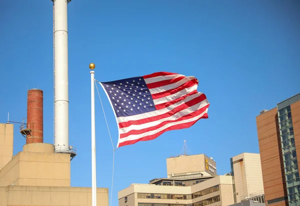 Usa Amerikas Förenta Stater Delstaten New York Regeringens Flagga — Stockfoto