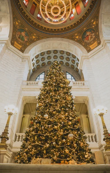 Innenausstattung Des Weihnachtsbaums — Stockfoto