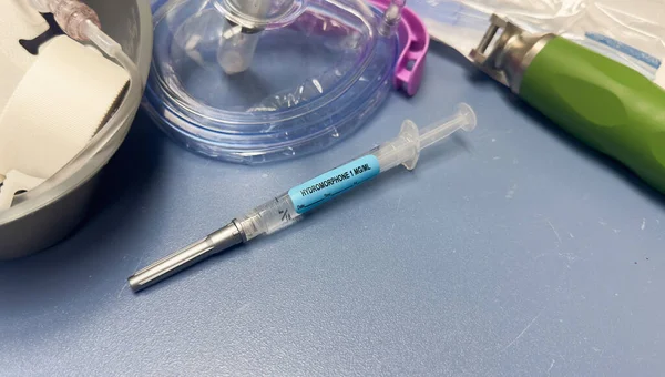 Syringe Injection Drugs — Stock Photo, Image