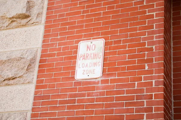 Žádná Parkovací Značka Obvykle Nepředstavuje Pravidla Předpisy Omezení Symbolem Pořádku — Stock fotografie
