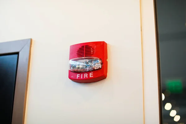 Пожарная Тревога Символ Предупреждения Безопасности Готовности Представляет Собой Важность Начеку — стоковое фото