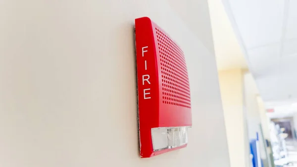 Una Alarma Incendio Símbolo Advertencia Seguridad Preparación Representa Importancia Estar — Foto de Stock