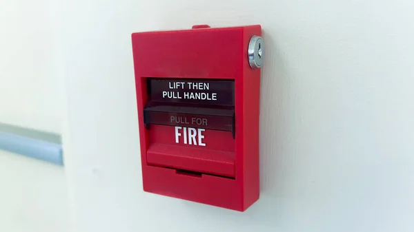 Allarme Antincendio Simbolo Avvertimento Sicurezza Preparazione Rappresenta Importanza Essere Vigili — Foto Stock
