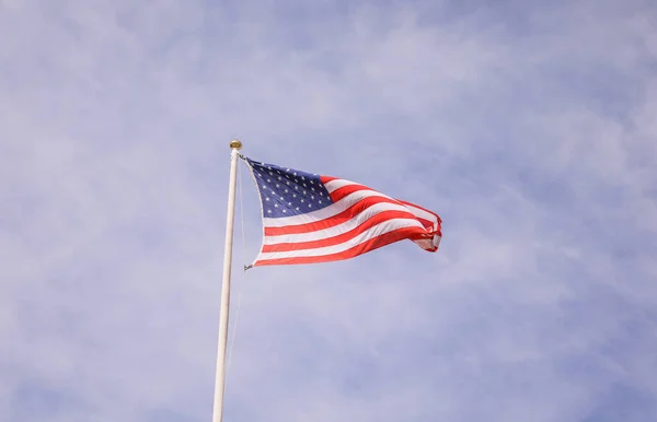 Flag Symbolizes American Patriotism Freedom Unity Reminder Our Shared History — Stock Photo, Image