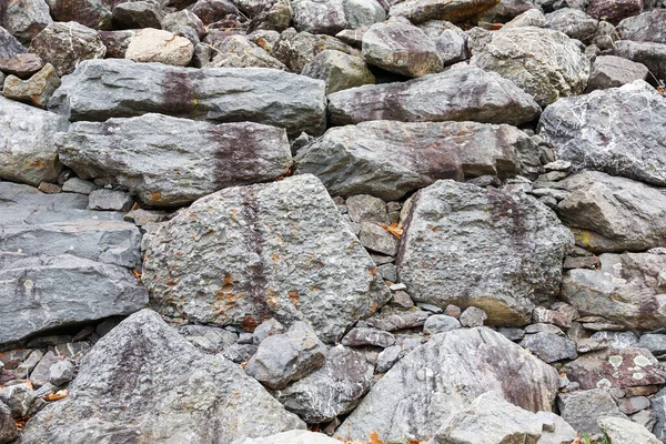 Κοντινό Πλάνο Βράχων Διάφορες Υφές Χρώματα Και Μοτίβα Πέτρες Συμβολίζουν — Φωτογραφία Αρχείου
