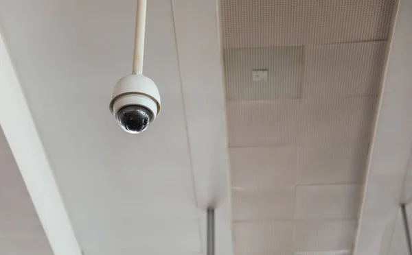 Beveiligingscamera Het Beeld Vertegenwoordigt Het Gebruik Van Technologie Voor Veiligheid — Stockfoto