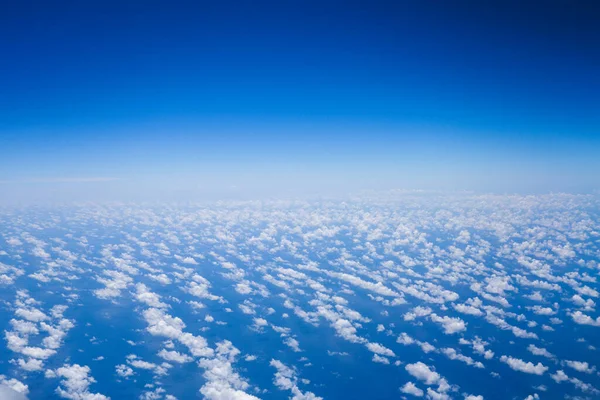 Uma Visão Aérea Das Nuvens Simboliza Liberdade Imaginação Perspectiva Vasta — Fotografia de Stock