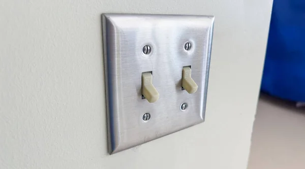 Interruptor Luz Ligado Desligado Símbolo Simples Mas Poderoso Controle Sobre — Fotografia de Stock