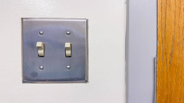 Interruptor Luz Ligado Desligado Símbolo Simples Mas Poderoso Controle Sobre — Fotografia de Stock