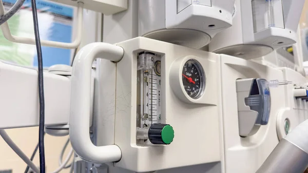 Máquina Ventilación Anestésica Simboliza Apoyo Respiratorio Intervención Médica Atención Paciente —  Fotos de Stock