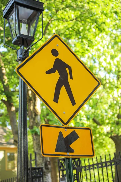 Navigating life\'s journey with the pedestrian sign. A symbol of safety, shared spaces, and the importance of pedestrian rights and awareness