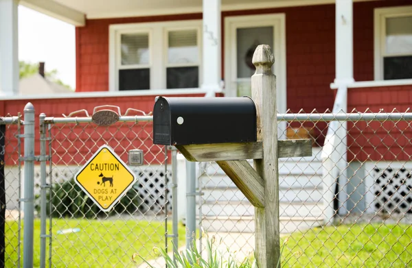 Mailbox Symbolizing Communication Connection Represents Portal Sender Receiver Place Messages — Stock Photo, Image