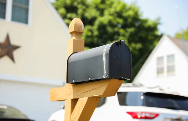 Mailbox Symbool Van Communicatie Verbinding Vertegenwoordigt Een Portaal Tussen Afzender — Stockfoto