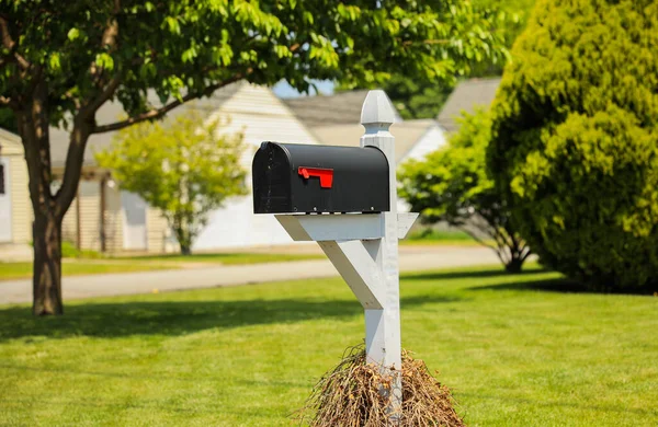 Kommunikációt Kapcsolatot Szimbolizáló Postaláda Feladó Címzett Közötti Portált Jelenti Egy — Stock Fotó
