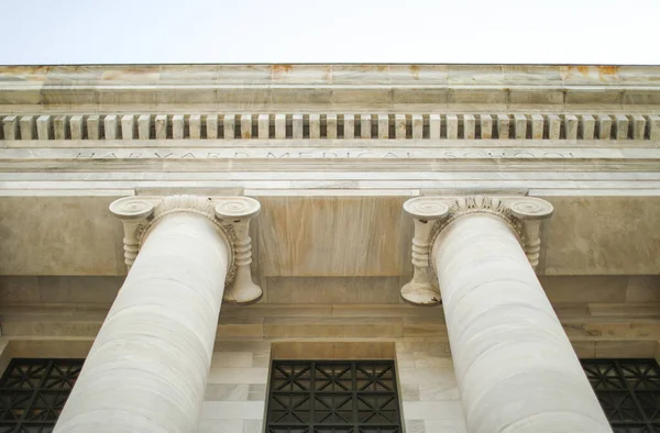 Greek Columns Symbol Classical Architecture Timelessness Strength Cultural Heritage — Stock Photo, Image