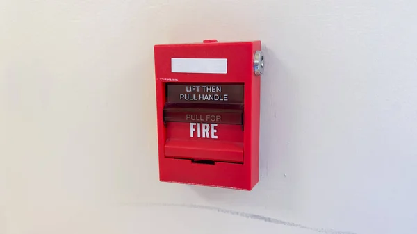 Συναγερμός Πυρκαγιάς Συμβολίζει Την Ασφάλεια Ετοιμότητα Έκτακτης Ανάγκης Έγκαιρη Προειδοποίηση — Φωτογραφία Αρχείου