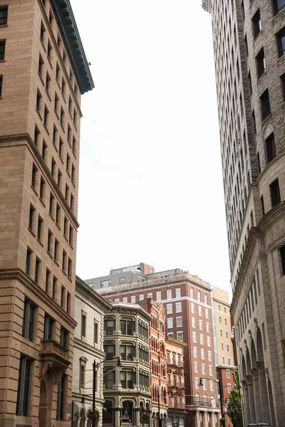 Old Buildings Modern Buildings Boston Massachusetts Usa — Stock Photo, Image