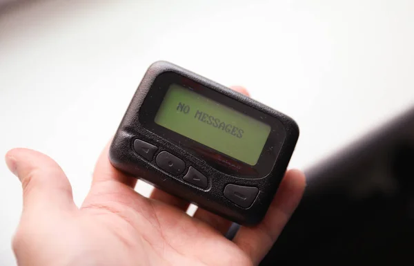Symbolic Efficient Discreet Business Communication Pager Beeper Represents Instant Messaging — Stock Photo, Image