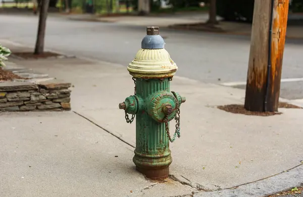 Straßenbrandhydrant Stadtpark — Stockfoto