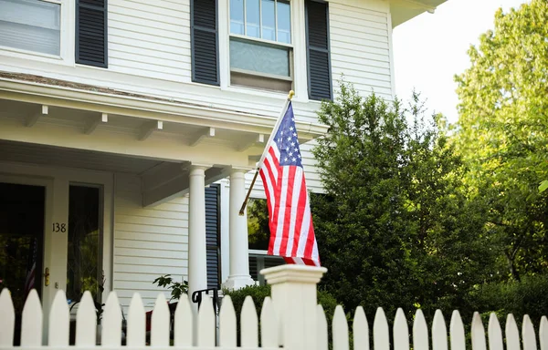 Bandera Americana Porche — Foto de Stock