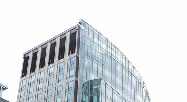 Luchtfoto Van Moderne Gebouwen Kantoren Appartementencomplexen Symboliserend Voor Verstedelijking Vooruitgang — Stockfoto