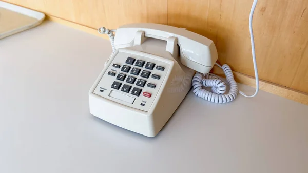 Teléfono Vintage Encarna Nostalgia Comunicación Conexión Diseño Clásico Representa Una — Foto de Stock