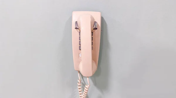 Régi Telefon Nosztalgiát Kommunikációt Kapcsolatot Testesít Meg Klasszikus Dizájnja Egyszerűség — Stock Fotó