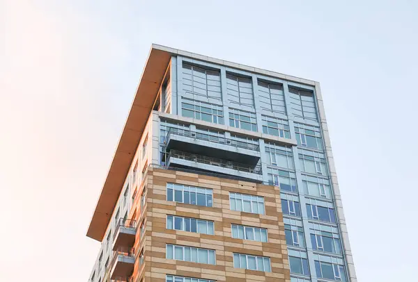 Moderno Edificio Apartamentos Ciudad Barcelona — Foto de Stock