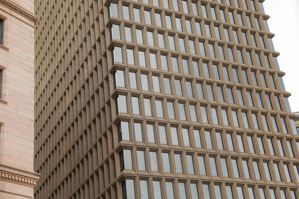Moderní Budova Srdci Finančního Okrsku Symbolizující Pokrok Prosperitu Komerčním Realitním — Stock fotografie