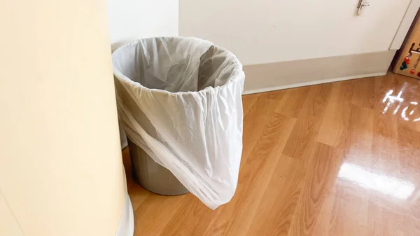 Plastic Filled Trashcan Symbolizing Detrimental Impact Plastic Waste Environment Highlighting — Stock Photo, Image