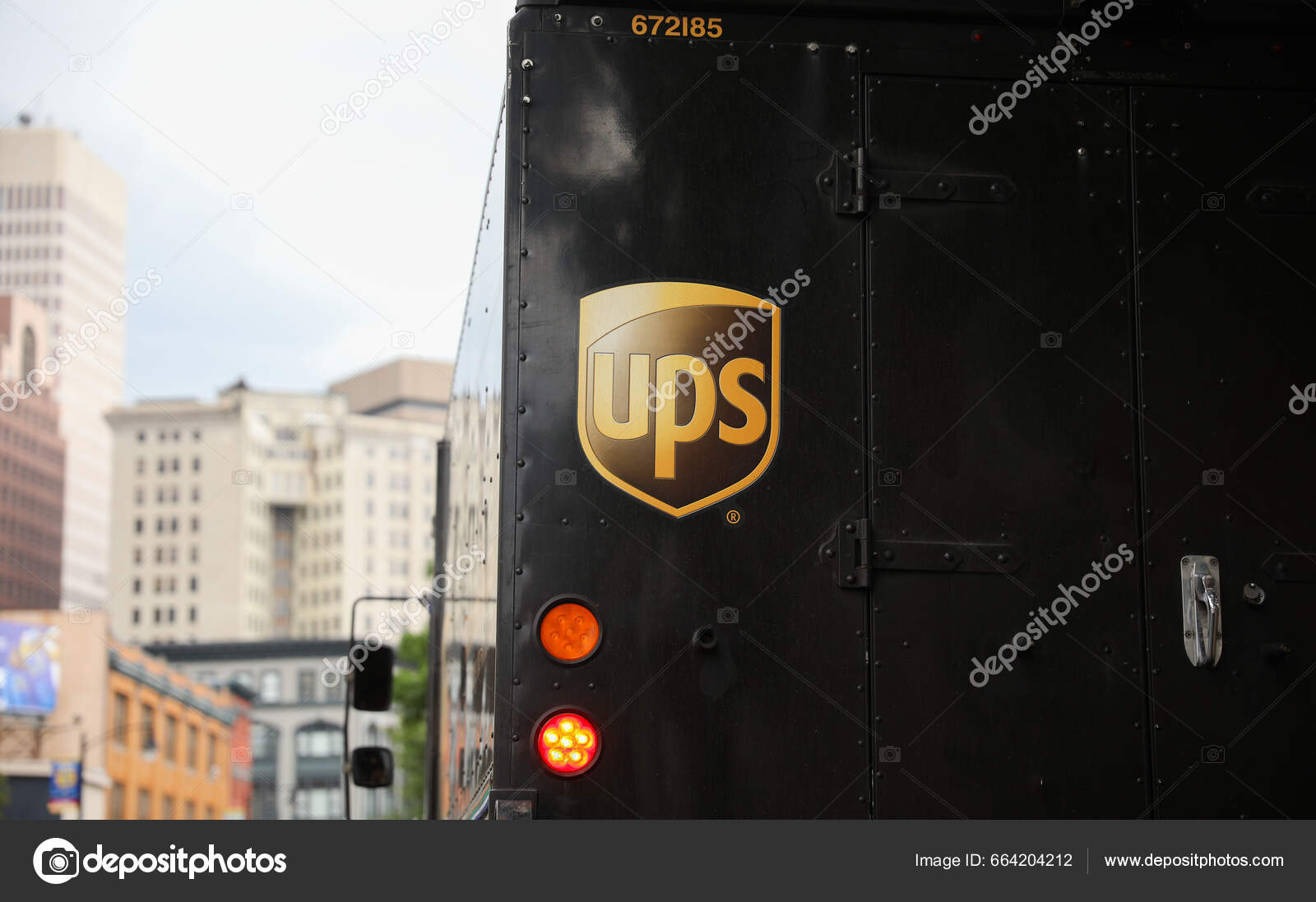 Providence Usa July 2023 Ups Delivery Sign Symbolizing Efficient Delivery Stock Editorial