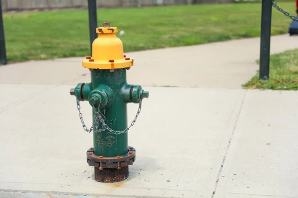 Hidrante Incêndio Símbolo Segurança Preparação Representando Papel Vital Que Desempenha — Fotografia de Stock