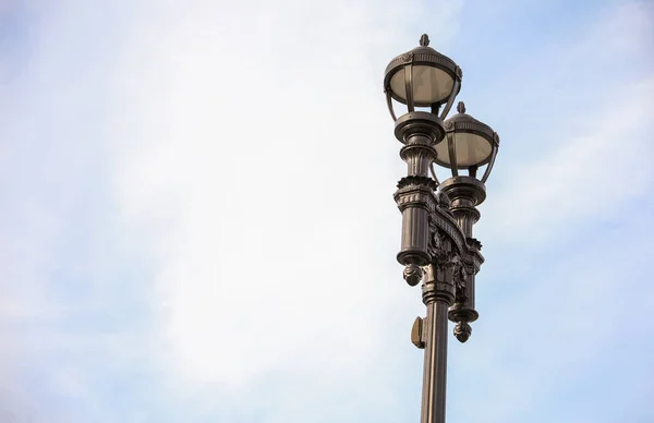 Utcai Lámpa Háttér — Stock Fotó