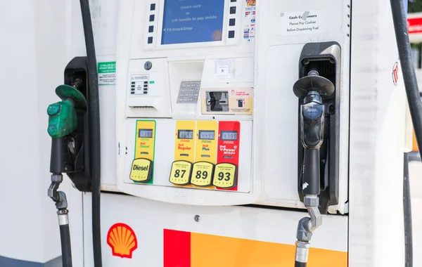 Бензинові Форсунки Газовим Баком — стокове фото