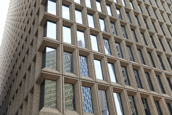 Uitzicht Moderne Kantoorgebouwen Het Centrum Van Manhattan — Stockfoto