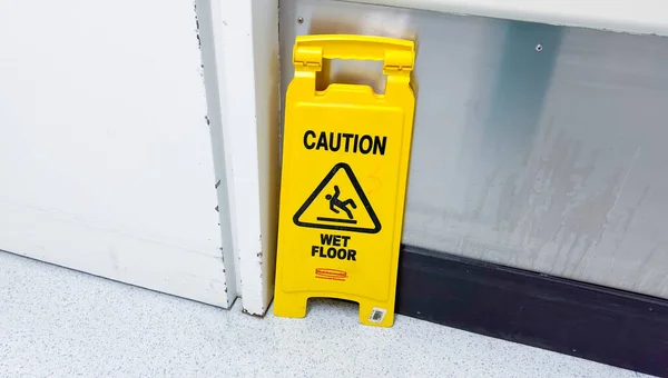 Figyelmeztető Jel Emeleten — Stock Fotó