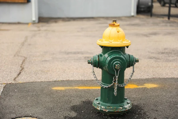 Hidrante Amarelo Rua Cidade Nova Iorque Eua — Fotografia de Stock