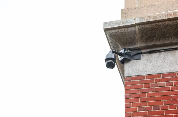 Kamera Ochrony Ścianie Ulicy — Zdjęcie stockowe
