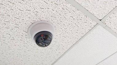 Tavandaki güvenlik kamerası.