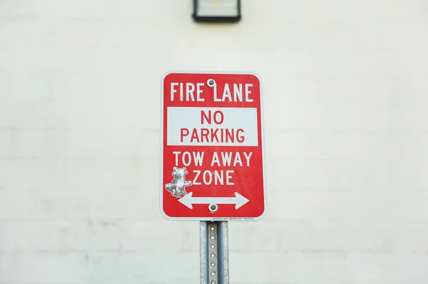 Žádné Parkovací Zóny Znamení — Stock fotografie